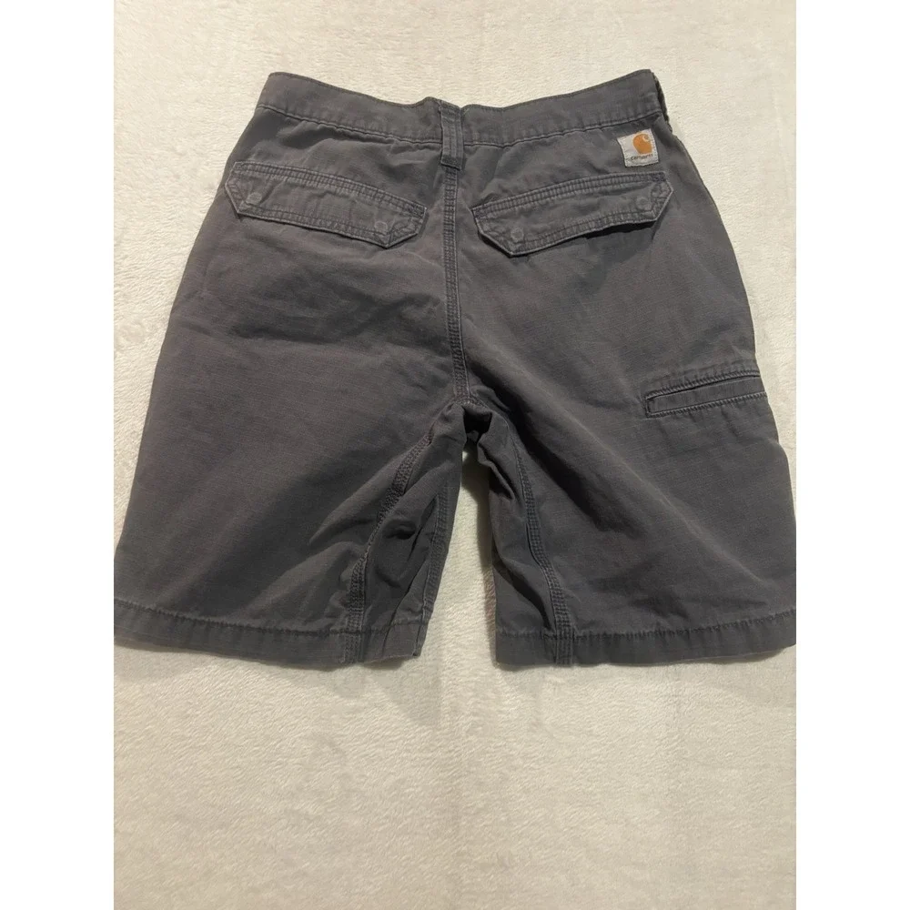 Carhartt Men's‎ Shorts Size 30 Relaxed Fit Ripstop Pockets Gray Workwear Outdoor